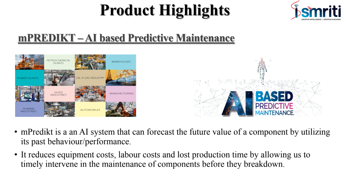 Industry applications shown in the original mPREDIKT presentation